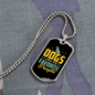 Dog's Favorite People Necklace Stainless Steel or 18k Gold Dog Tag 24" Chain-Express Your Love Gifts