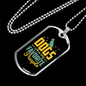 Dog's Favorite People Necklace Stainless Steel or 18k Gold Dog Tag 24" Chain-Express Your Love Gifts