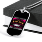 Dog's Saying Necklace Stainless Steel or 18k Gold Dog Tag 24" Chain-Express Your Love Gifts