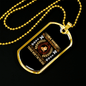 Dog's Unconditional Love Necklace Stainless Steel or 18k Gold Dog Tag 24" Chain-Express Your Love Gifts