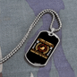 Dog's Unconditional Love Necklace Stainless Steel or 18k Gold Dog Tag 24" Chain-Express Your Love Gifts