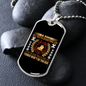 Dog's Unconditional Love Necklace Stainless Steel or 18k Gold Dog Tag 24" Chain-Express Your Love Gifts