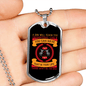 Dog's Unconditional Love Yellow Necklace Stainless Steel or 18k Gold Dog Tag 24" Chain-Express Your Love Gifts
