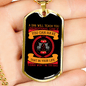 Dog's Unconditional Love Yellow Necklace Stainless Steel or 18k Gold Dog Tag 24" Chain-Express Your Love Gifts