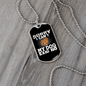 Dog Said No Necklace Stainless Steel or 18k Gold Dog Tag 24" Chain-Express Your Love Gifts