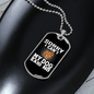 Dog Said No Necklace Stainless Steel or 18k Gold Dog Tag 24" Chain-Express Your Love Gifts