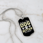 Dog Sitter Necklace Stainless Steel or 18k Gold Dog Tag 24" Chain-Express Your Love Gifts