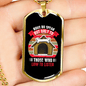 Dog Speaks Dog House Pink Necklace Stainless Steel or 18k Gold Dog Tag 24" Chain-Express Your Love Gifts