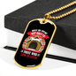 Dog Speaks Dog House Pink Necklace Stainless Steel or 18k Gold Dog Tag 24" Chain-Express Your Love Gifts