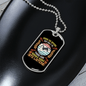 Dog Speaks Necklace Stainless Steel or 18k Gold Dog Tag 24" Chain-Express Your Love Gifts