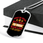 Dog Speaks Paws Necklace Stainless Steel or 18k Gold Dog Tag 24" Chain-Express Your Love Gifts