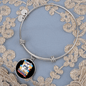 dog teacher Bracelet Stainless Steel or 18k Gold Circle Bangle-Express Your Love Gifts