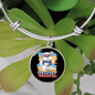 dog teacher Bracelet Stainless Steel or 18k Gold Circle Bangle-Express Your Love Gifts