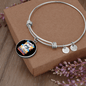 dog teacher Bracelet Stainless Steel or 18k Gold Circle Bangle-Express Your Love Gifts