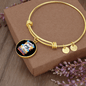 dog teacher Bracelet Stainless Steel or 18k Gold Circle Bangle-Express Your Love Gifts