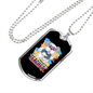 Dog Teacher Necklace Stainless Steel or 18k Gold Dog Tag 24" Chain-Express Your Love Gifts
