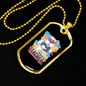 Dog Teacher Necklace Stainless Steel or 18k Gold Dog Tag 24" Chain-Express Your Love Gifts