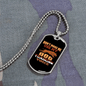 Dog Training Voice Necklace Stainless Steel or 18k Gold Dog Tag 24" Chain-Express Your Love Gifts
