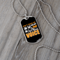 Dog Training Voice Yellow Necklace Stainless Steel or 18k Gold Dog Tag 24" Chain-Express Your Love Gifts