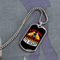 Dog Wags His Tail Necklace Stainless Steel or 18k Gold Dog Tag 24" Chain-Express Your Love Gifts