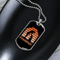 Dogaholic Necklace Stainless Steel or 18k Gold Dog Tag 24" Chain-Express Your Love Gifts