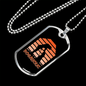 Dogaholic Necklace Stainless Steel or 18k Gold Dog Tag 24" Chain-Express Your Love Gifts