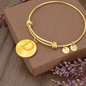 Doge Bracelet Stainless Steel or 18k Gold Circle Bangle-Express Your Love Gifts