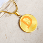Doge Circle Necklace Stainless Steel or 18k Gold 18-22"-Express Your Love Gifts