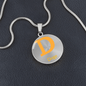 Doge Circle Necklace Stainless Steel or 18k Gold 18-22"-Express Your Love Gifts