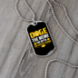 Doge The Meme Crypto Necklace Stainless Steel or 18k Gold Dog Tag 24" Chain-Express Your Love Gifts