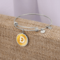Dogecoin (DOGE) Bracelet Stainless Steel or 18k Gold Circle Bangle-Express Your Love Gifts