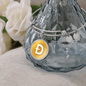 Dogecoin (DOGE) Bracelet Stainless Steel or 18k Gold Circle Bangle-Express Your Love Gifts