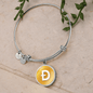 Dogecoin (DOGE) Bracelet Stainless Steel or 18k Gold Circle Bangle-Express Your Love Gifts