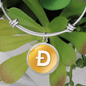 Dogecoin (DOGE) Bracelet Stainless Steel or 18k Gold Circle Bangle-Express Your Love Gifts