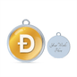 Dogecoin (DOGE) Bracelet Stainless Steel or 18k Gold Circle Bangle-Express Your Love Gifts
