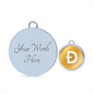 Dogecoin (DOGE) Bracelet Stainless Steel or 18k Gold Circle Bangle-Express Your Love Gifts
