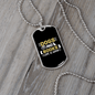 Dogs and Books Necklace Stainless Steel or 18k Gold Dog Tag 24" Chain-Express Your Love Gifts
