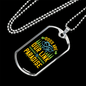 Dogs Are Link to Paradise Necklace Stainless Steel or 18k Gold Dog Tag 24" Chain-Express Your Love Gifts