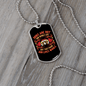 Dogs Are Not Our Life Brown Necklace Stainless Steel or 18k Gold Dog Tag 24" Chain-Express Your Love Gifts