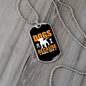 Dogs Because People Suck Yellow Necklace Stainless Steel or 18k Gold Dog Tag 24" Chain-Express Your Love Gifts