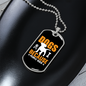 Dogs Because People Suck Yellow Necklace Stainless Steel or 18k Gold Dog Tag 24" Chain-Express Your Love Gifts