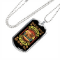 Dogs Better Than Human Necklace Stainless Steel or 18k Gold Dog Tag 24" Chain-Express Your Love Gifts