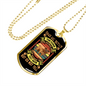 Dogs Better Than Human Necklace Stainless Steel or 18k Gold Dog Tag 24" Chain-Express Your Love Gifts