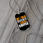 Dogs Books and Coffee Yellow Necklace Stainless Steel or 18k Gold Dog Tag 24" Chain-Express Your Love Gifts