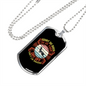 Dogs Can't Lie Siberian Necklace Stainless Steel or 18k Gold Dog Tag 24" Chain-Express Your Love Gifts