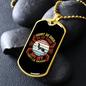 Dogs Can't Lie Siberian Necklace Stainless Steel or 18k Gold Dog Tag 24" Chain-Express Your Love Gifts