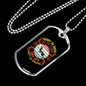 Dogs Can't Lie Siberian Necklace Stainless Steel or 18k Gold Dog Tag 24" Chain-Express Your Love Gifts