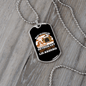 Dogs Day Off Can't Lie Around Necklace Stainless Steel or 18k Gold Dog Tag 24" Chain-Express Your Love Gifts
