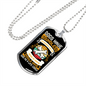 Dogs Do Speak Bones Necklace Stainless Steel or 18k Gold Dog Tag 24" Chain-Express Your Love Gifts