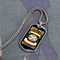 Dogs Do Speak Bones Necklace Stainless Steel or 18k Gold Dog Tag 24" Chain-Express Your Love Gifts